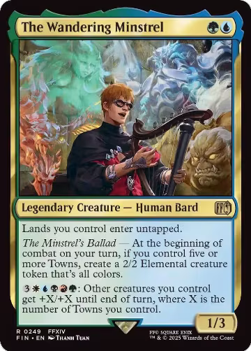 The Wandering Minstrel (249), FINAL FANTASY — Magic card price