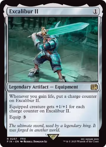 Excalibur II (257), FINAL FANTASY — Magic card price