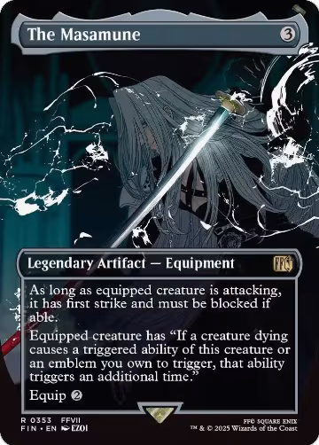 The Masamune (Borderless) (353), FINAL FANTASY — Magic card price