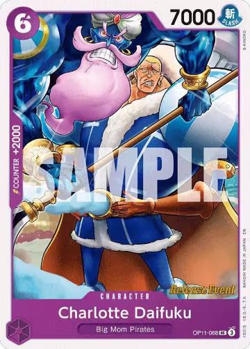Charlotte Daifuku (OP11-068), A Fist of Divine Speed Release Event Cards — One Piece card price