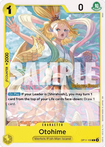 Otohime (OP11-100), A Fist of Divine Speed Release Event Cards — One Piece card price