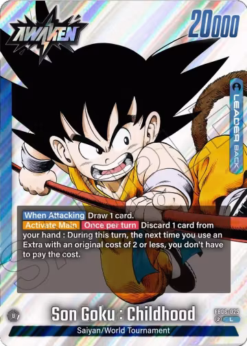 Son Goku : Childhood - FB06-025 (FB06-025), Manga Booster 01 — DB Fusion card price
