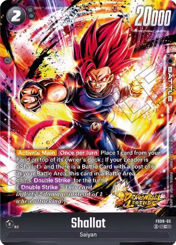 Shallot - FS09-05 (FS09-05), Starter Deck 9: Shallot — DB Fusion card price