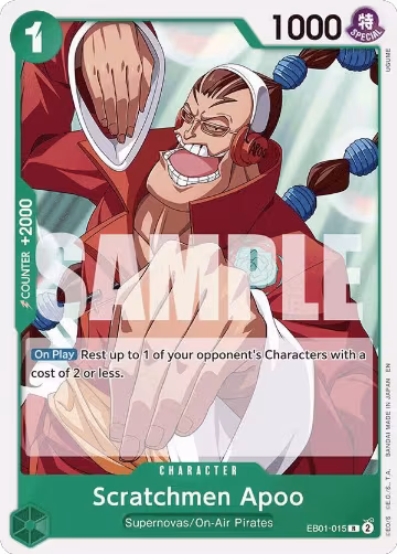 Scratchmen Apoo (Reprint) (EB01-015) — card price