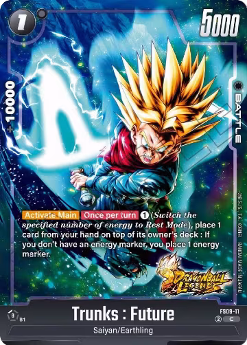 Trunks : Future (FS09-11), Starter Deck 9: Shallot — DB Fusion card price
