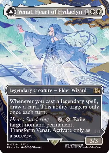Venat, Heart of Hydaelyn (Borderless) (329), FINAL FANTASY — Magic card price