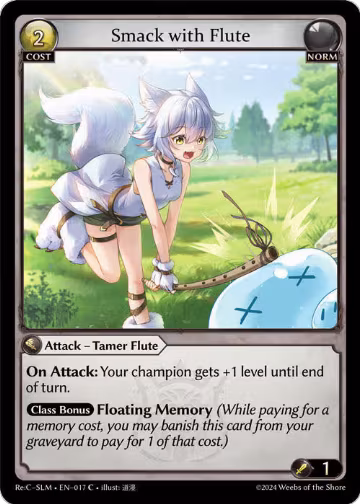 Smack with Flute (017), Silvie, Slime Sovereign Re: Collection Lite — Grand Archive card price
