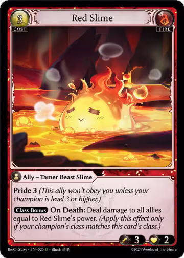 Red Slime (020), Silvie, Slime Sovereign Re: Collection Lite — Grand Archive card price