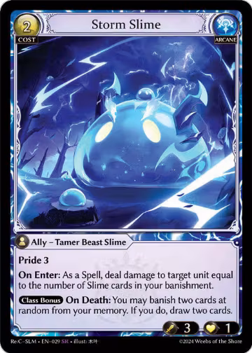 Storm Slime (029), Silvie, Slime Sovereign Re: Collection Lite — Grand Archive card price