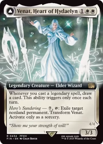 Venat, Heart of Hydaelyn (Extended Art) (434), FINAL FANTASY — Magic card price