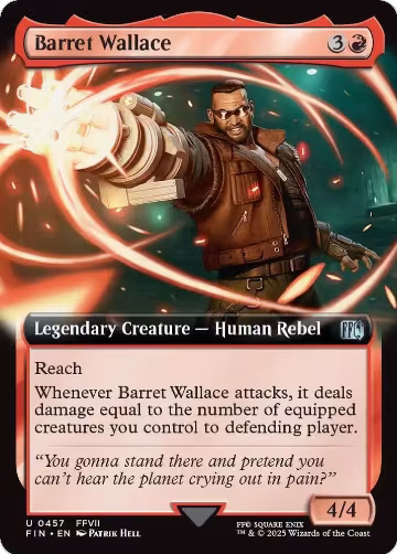 Barret Wallace (Extended Art) (457), FINAL FANTASY — Magic card price