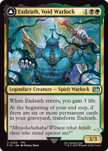Exdeath, Void Warlock (220), FINAL FANTASY — Magic card price