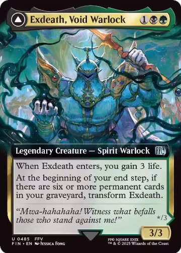 Exdeath, Void Warlock (Extended Art) (485), FINAL FANTASY — Magic card price
