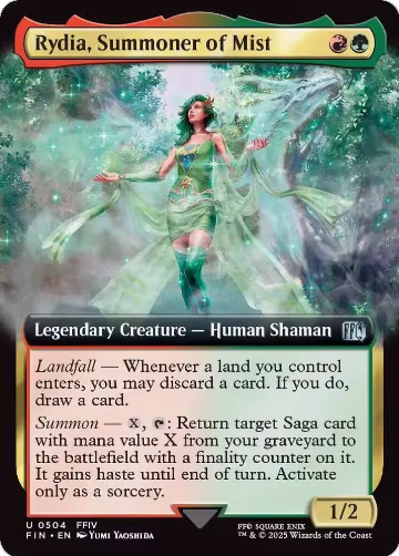 Rydia, Summoner of Mist (Extended Art) (504), FINAL FANTASY — Magic card price