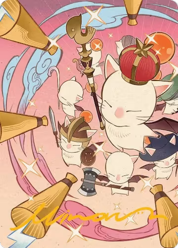 Summon: Good King Mog XII Art Card (Gold-Stamped Signature) (41), Art Series: FINAL FANTASY — Magic card price
