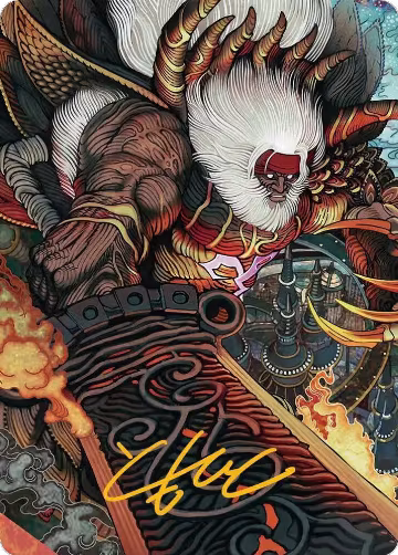Braska's Final Aeon Art Card (Gold-Stamped Signature) (39), Art Series: FINAL FANTASY — Magic card price