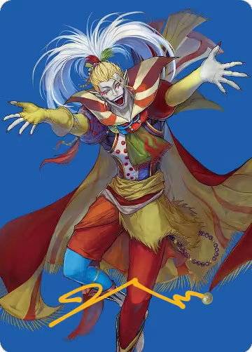 Kefka, Court Mage Art Card (Gold-Stamped Signature) (46), Art Series: FINAL FANTASY — Magic card price
