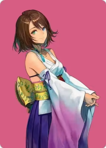 Yuna, Hope of Spira Art Card (48), Art Series: FINAL FANTASY — Magic card price