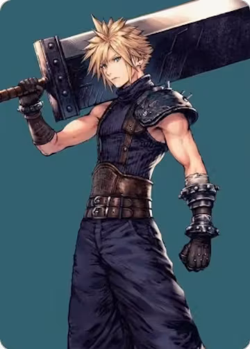 Cloud, Ex-SOLDIER Art Card (50), Art Series: FINAL FANTASY — Magic card price