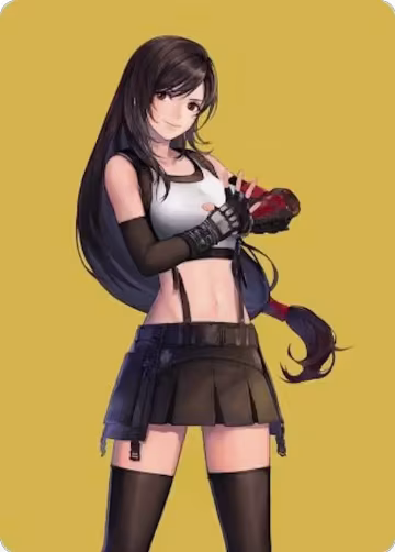 Tifa, Martial Artist Art Card (52), Art Series: FINAL FANTASY — Magic card price