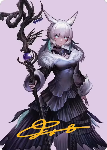 Y'shtola, Night's Blessed Art Card (53) (Gold-Stamped Signature) (53) — card price