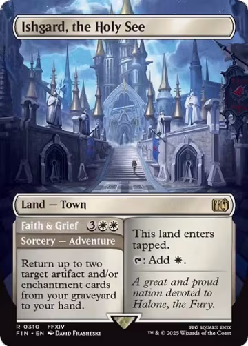 Ishgard, the Holy See (Borderless) (310), FINAL FANTASY — Magic card price