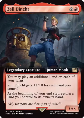 Zell Dincht (Extended Art) (468), FINAL FANTASY — Magic card price