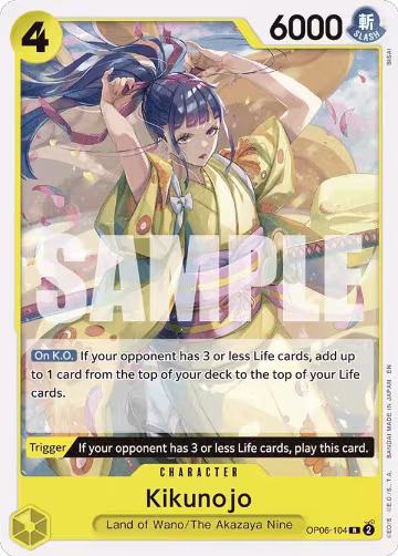 Kikunojo (Reprint) (OP06-104) — card price