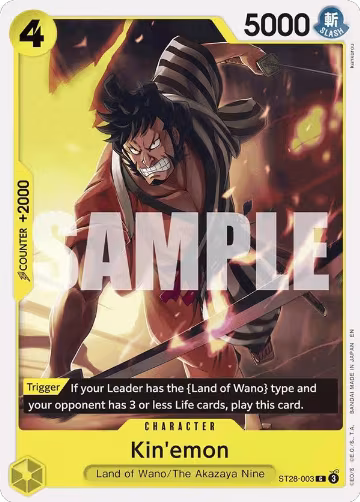 Kin'emon (ST28-003) — card price
