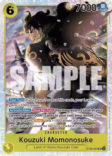 Kouzuki Momonosuke (ST28-004) — card price