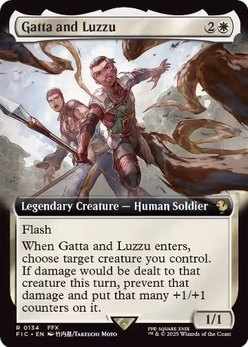 Gatta and Luzzu (Extended Art) (134), Commander: FINAL FANTASY — Magic card price