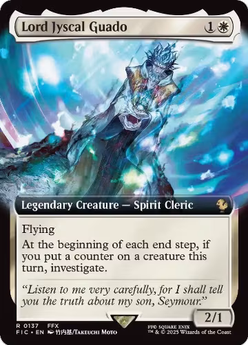 Lord Jyscal Guado (Extended Art) (137), Commander: FINAL FANTASY — Magic card price