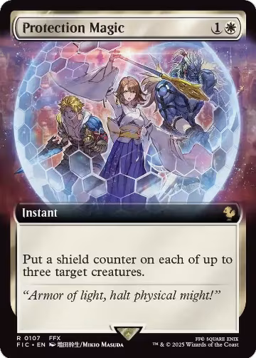 Protection Magic (Extended Art) (107), Commander: FINAL FANTASY — Magic card price
