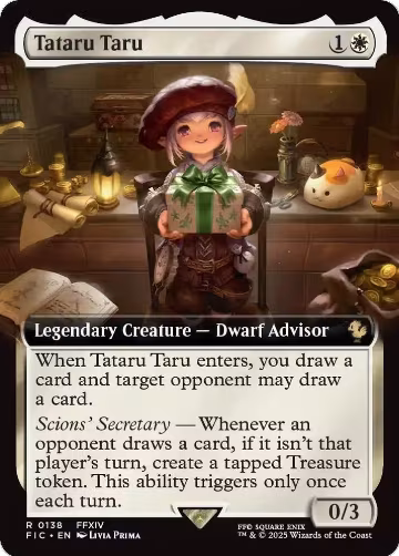 Tataru Taru (Extended Art) (138), Commander: FINAL FANTASY — Magic card price