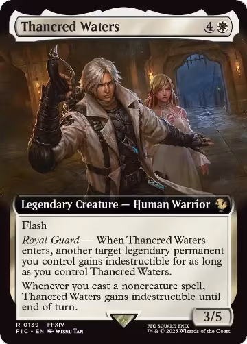 Thancred Waters (Extended Art) (139), Commander: FINAL FANTASY — Magic card price
