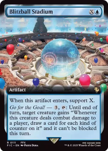 Blitzball Stadium (Extended Art) (111), Commander: FINAL FANTASY — Magic card price