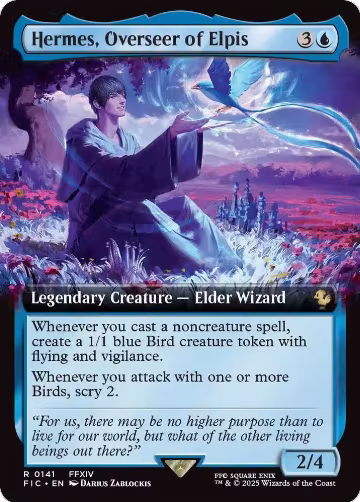 Hermes, Overseer of Elpis (Extended Art) (141), Commander: FINAL FANTASY — Magic card price