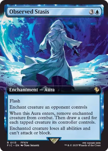 Observed Stasis (Extended Art) (113), Commander: FINAL FANTASY — Magic card price