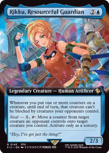 Rikku, Resourceful Guardian (Extended Art) (145), Commander: FINAL FANTASY — Magic card price