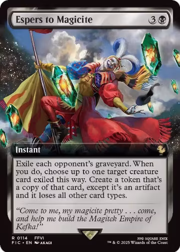 Espers to Magicite (Extended Art) (114), Commander: FINAL FANTASY — Magic card price