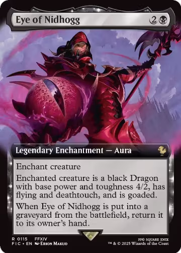 Eye of Nidhogg (Extended Art) (115), Commander: FINAL FANTASY — Magic card price