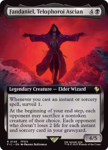 Fandaniel, Telophoroi Ascian (Extended Art) (146), Commander: FINAL FANTASY — Magic card price