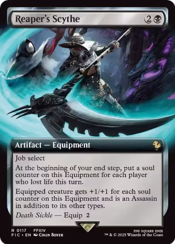 Reaper's Scythe (Extended Art) (117), Commander: FINAL FANTASY — Magic card price