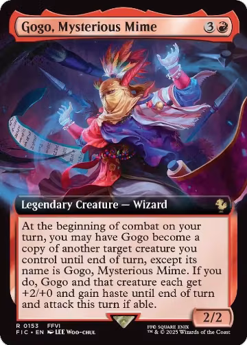 Gogo, Mysterious Mime (Extended Art) (153), Commander: FINAL FANTASY — Magic card price