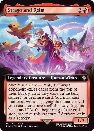 Strago and Relm (Extended Art) (155), Commander: FINAL FANTASY — Magic card price