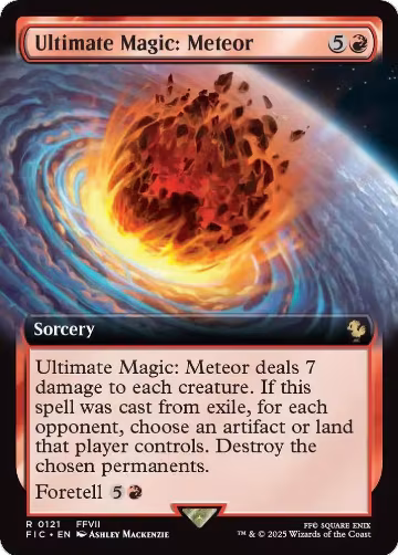 Ultimate Magic: Meteor (Extended Art) (121), Commander: FINAL FANTASY — Magic card price