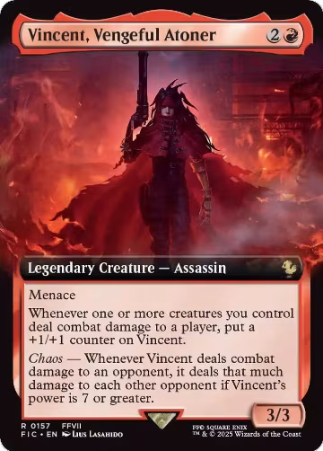 Vincent, Vengeful Atoner (Extended Art) (157), Commander: FINAL FANTASY — Magic card price