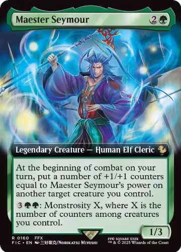 Maester Seymour (Extended Art) (160), Commander: FINAL FANTASY — Magic card price
