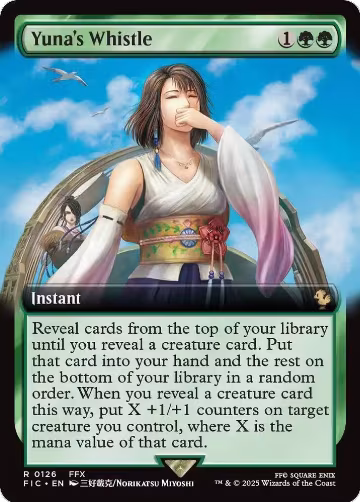 Yuna's Whistle (Extended Art) (126), Commander: FINAL FANTASY — Magic card price