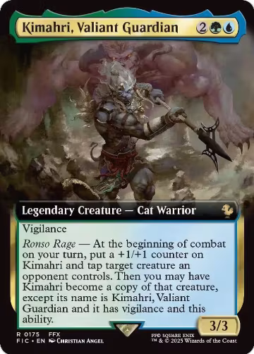 Kimahri, Valiant Guardian (Extended Art) (175), Commander: FINAL FANTASY — Magic card price